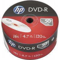 Диск DVD HP DVD-R 4.7GB 16X IJ PRINT 50шт (69302/DME00070WIP-3) Київ - фото 1