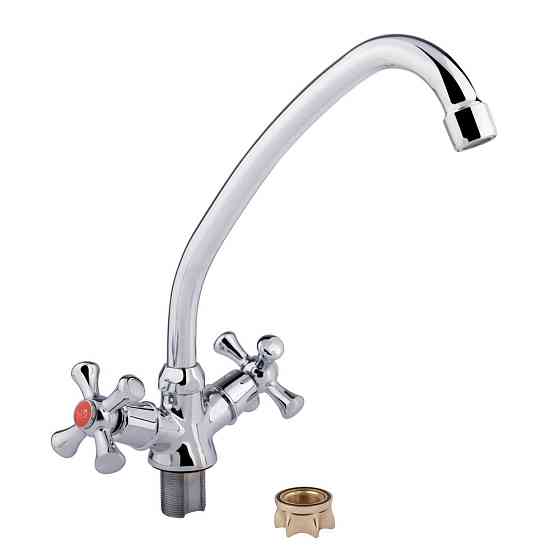 Змішувач для кухні Lidz Lamb 271F двовентильний LDLAM271FCRM21889 Chrome Київ