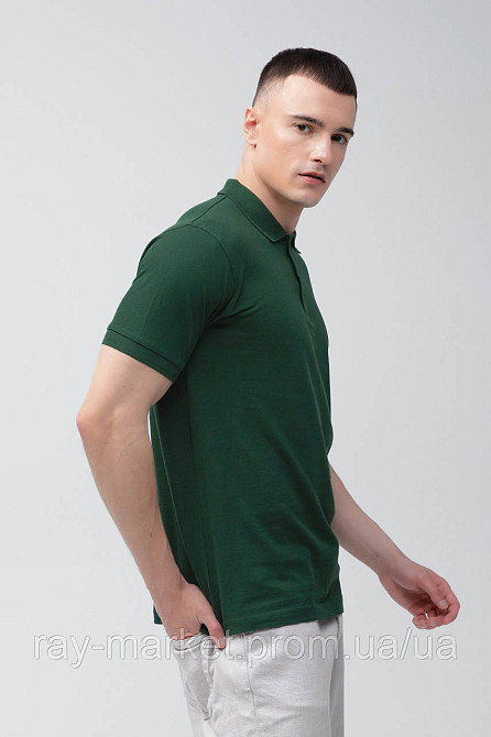 Поло класичне Stedman Lux Polo чоловіче темно-зелене (ST9060-BOG) XXL Київ - фото 10