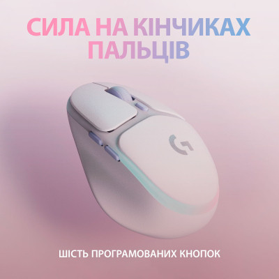 Мышка Logitech G705 Gaming Wireless/Bluetooth White (910-006367) Винница - изображение 9