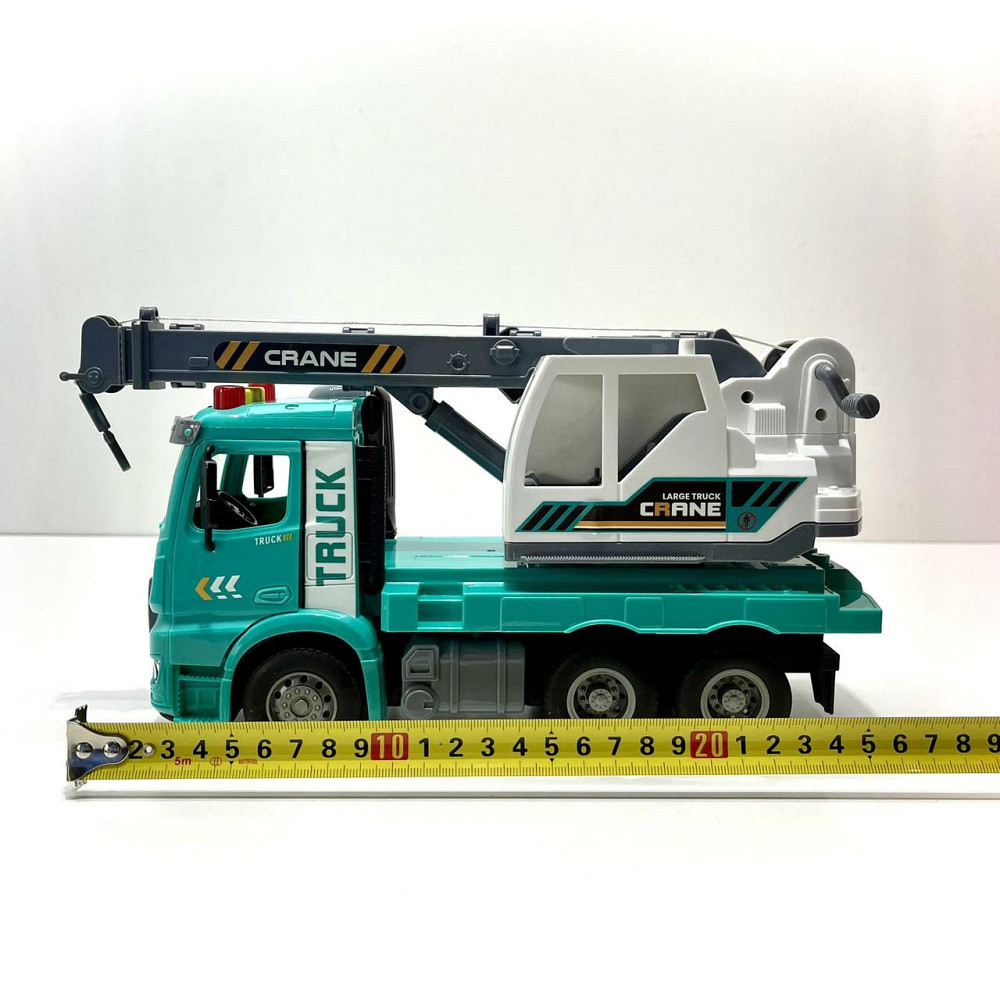 Спецтехніка Автокран світло звук інерція рухомі елементи 1:16 Бірюзовий (ZH 812-4) Чернігів - фото 6