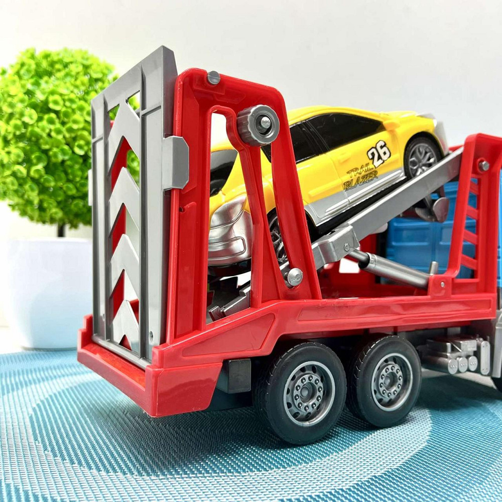 Машина Екскаватор на радіокеруванні масштаб 1:14 30 см Блакитна із жовтим (YJ-118-3-5) Чернігів - фото 6