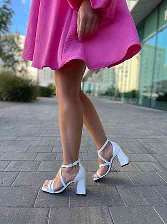 LIRIO Босоніжки жіночі білі LIRIO L0195 літні з натуральної шкіри / Шкіряні босоніжки на підбор Коломыя