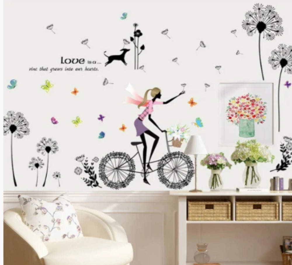 Виниловая наклейка на стену Одуванчики Киев - изображение 5