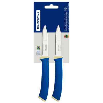 Набір ножів Tramontina Felice Blue Vegetable Serrate 76 мм 2 шт (23491/213) Вінниця