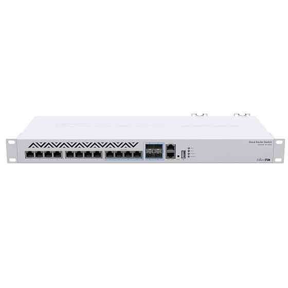 Комутатор MikroTik CRS312-4C+8XG-RM (8x10G, 4x10G/SFP+, USB, 1хFE) Так Харків