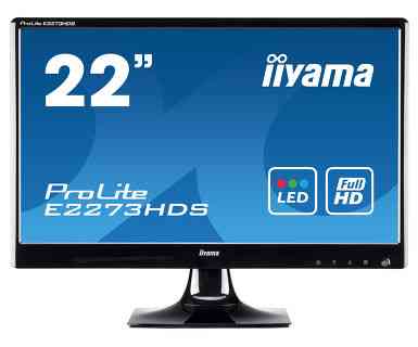 Монітор 21.5" Iiyama E2273HDS (PL2273HD) Black клас "Б" Луцьк