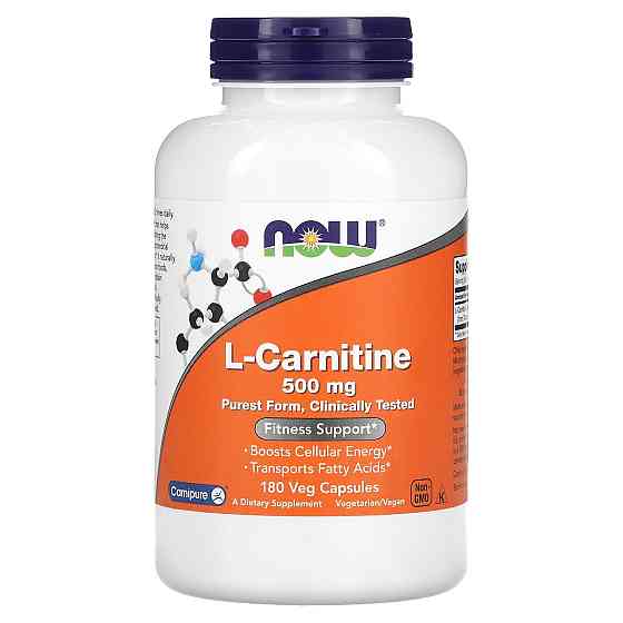 L-карнітин (L-Carnitine) 500 мг 180 капсул Київ
