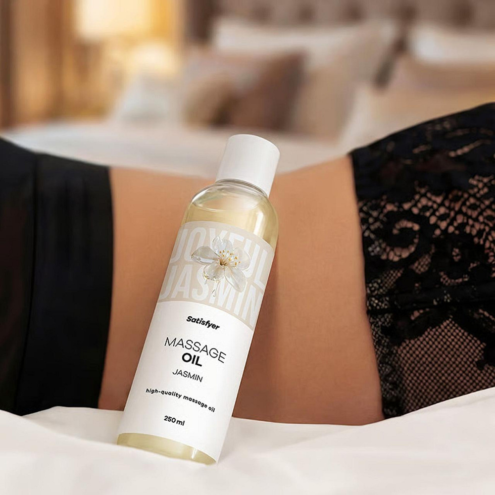 Розпродаж!!! Масажна олія Satisfyer Massage Oil Jasmin 250 мл (термін 30.04.2027) Sex Aura Київ - фото 7