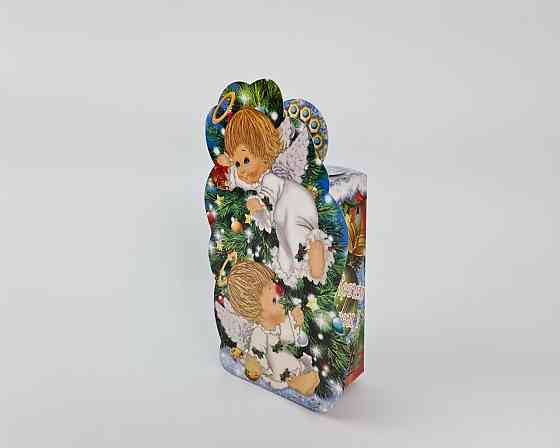 Новорічні коробки для цукерок No230 (700 г) nerw Ангелочки в Ялинки (25 шт.) Харків