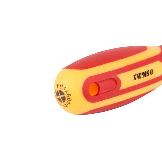 Викрутка діелектрична хрестова PH1×80 мм 1000В CrV SIGMA (4008141) Київ