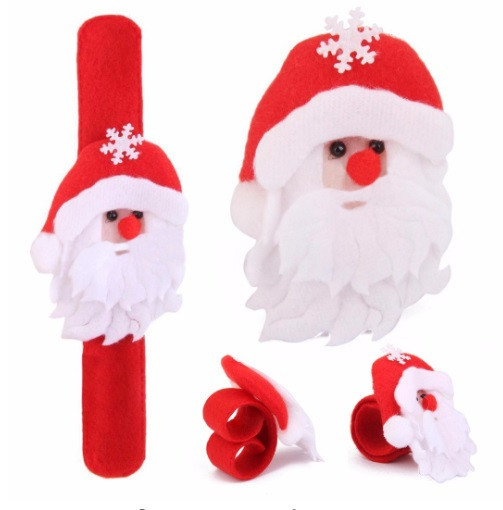 Новорічний браслет на руку Дід Мороз 22 см різнобарвний Київ - фото 3