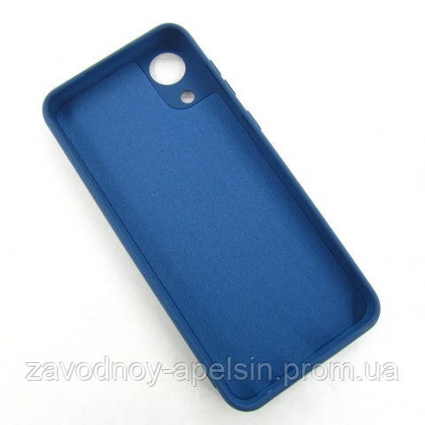 Samsung A03 Core A032 Чохол силіконовий Silicone Cover (синій) Одеса - фото 3