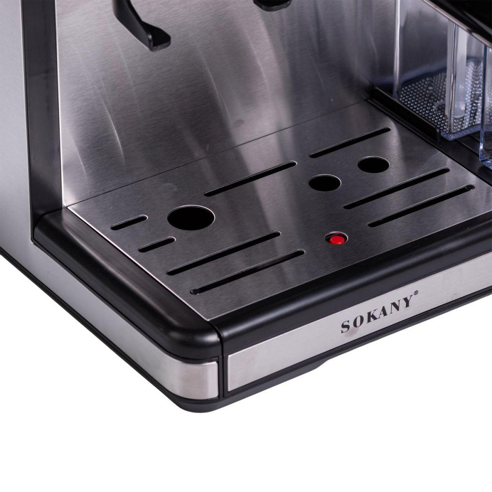 Кофеварка рожковая 4в1с кофемолкой 1800 Вт  резервуар 2.6 л  Sokany SK-04032 Киев - изображение 6