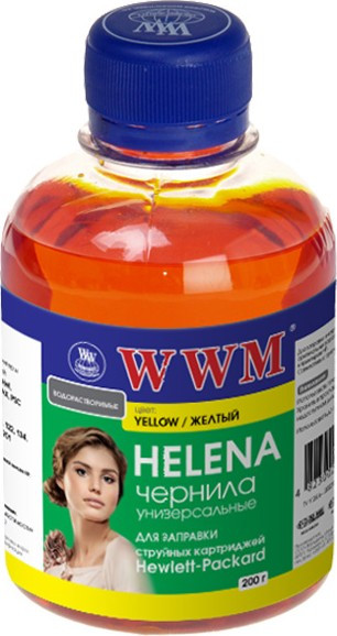 Чорнило HP Універсальне HELENA  (Yellow)  200г  Водорозчинне  *WWM (код 67133) Львів - фото 1
