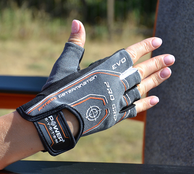 Рукавички для фітнесу Power System PS-2250E Pro Grip EVO Grey XL Каменское - изображение 5