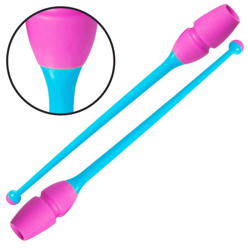 Булави для художньої гімнастики 0964 35см Вишнёвое - изображение 1