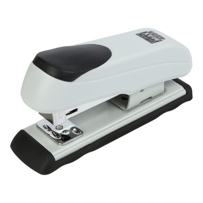 Степлер Buromax пластиковый, 20 листов, (скобы №24;26), 110 х 34 х 53 мм, серый (BM.4225-09) Винница - изображение 1