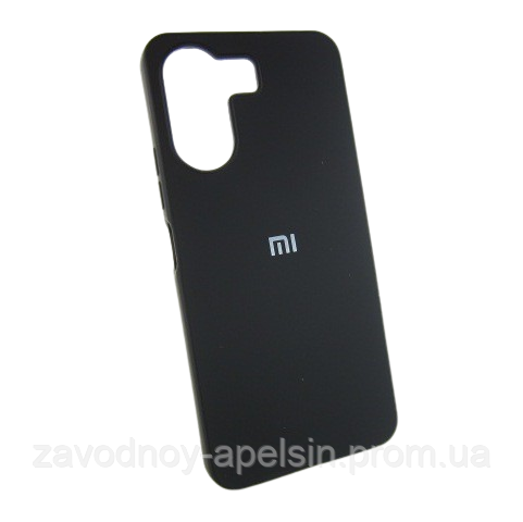 Xiaomi Redmi 13C Poco C65 Силіконовий чохол Мікрофібра (чорний) Одеса