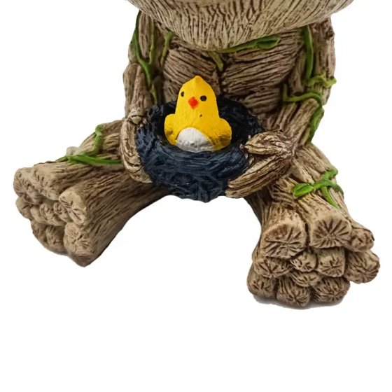 Горщик для вазонів та канцелярії Грут Groot G9 Малюк з пташеням Вінниця