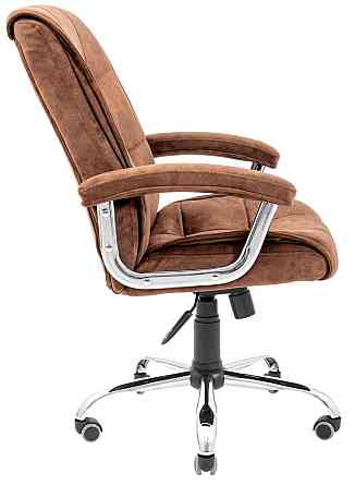 Офісне Крісло Керівника Richman Arizona Morant 01 Хром М2 AnyFix Коричневий Київ