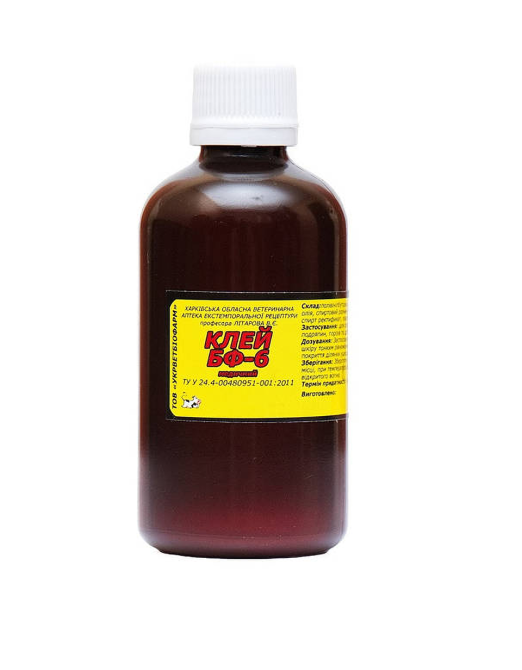 Клей БФ-6 100 г Укрветбіофарм Вінниця - фото 1