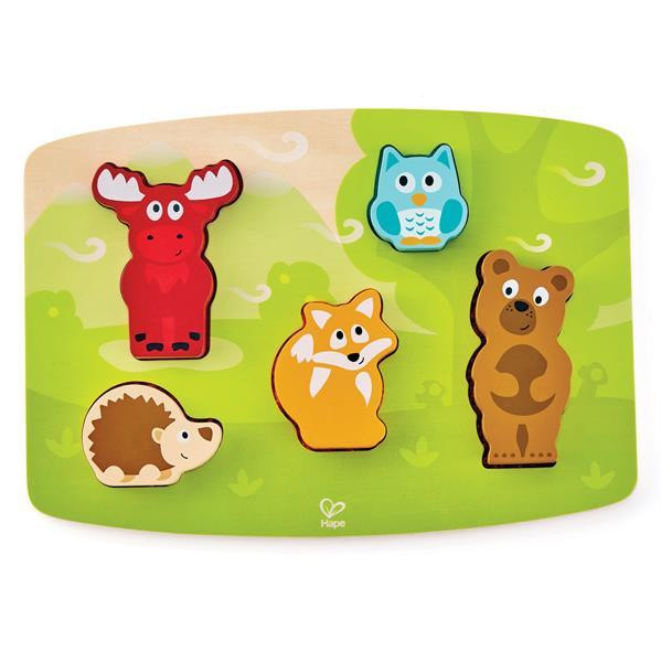 Тактильна рамка-вкладиш Hape Лісові звірята (E1621) Харків - фото 3