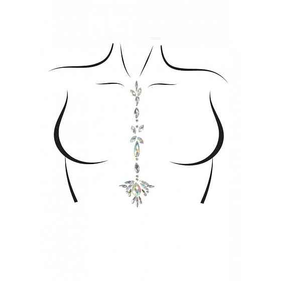 Кристаллы для тела Jade Jewels Sticker от Leg Avenue, прозрачные Sex Aura Киев