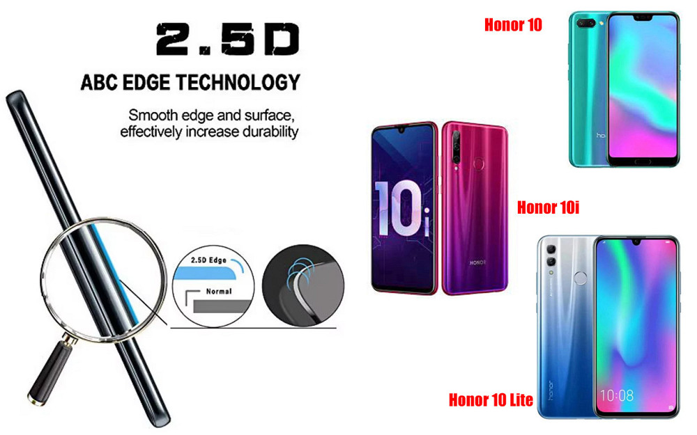 Защитное стекло ArmorGlass для Honor 10, 10i, 10 Lite – устойчивое к царапинам и ударам Киев - изображение 2