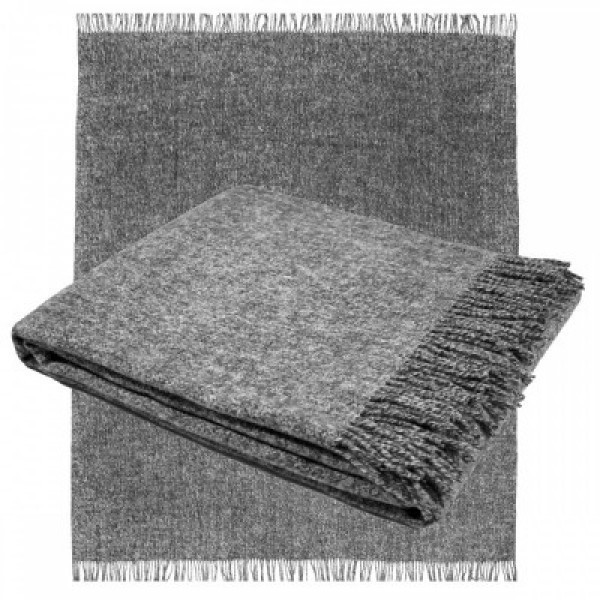 Плед мериносовий 140×200 меланж синій, Розмір пледа 140*200 Полуторний Київ - фото 1