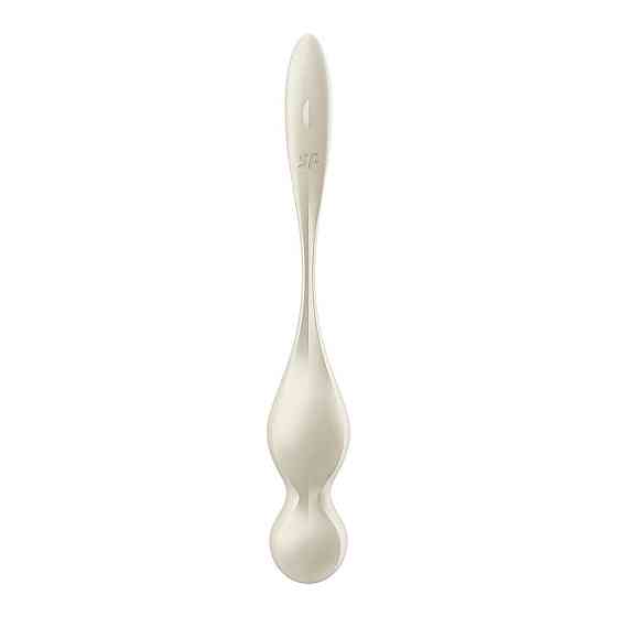 Вагинальные смарт-шарики с вибрацией Satisfyer Love Birds 1 Connect App White, 78 г Sex Aura Киев