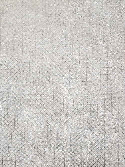 Обои виниловые на флизелине AS creation The Bos 0.53х10 геометрия полоски квадраты золотистые на бежевом Киев - изображение 3