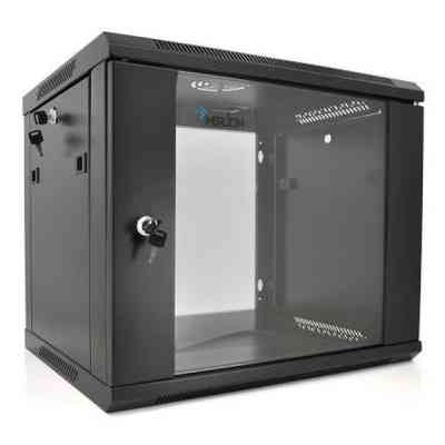 Шкаф настенный Merlion 9U 19" 600*450*500 (Ш*Г*В)мм, black (Ml3-6409 / 23527) Винница