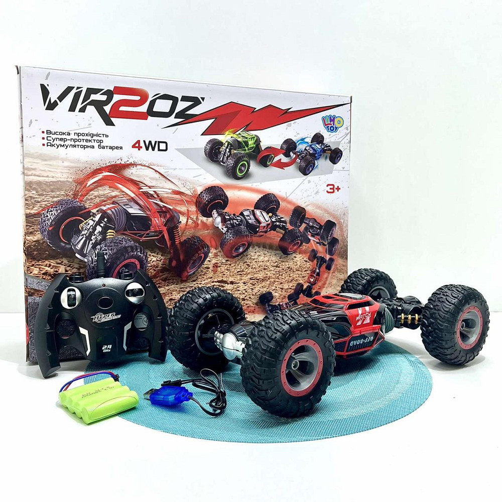 Машина трюкова Limo Toy перевертень всюдихід на радіокеруванні гумові колеса Червона (M 5507) Чернигов - изображение 6