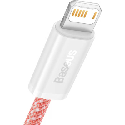 Дата кабель USB 2.0 AM to Lightning 1.0m 2.4A orange Baseus (CALD000407) Винница - изображение 2