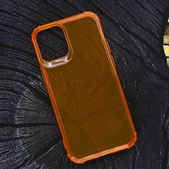 Чохол Бампер для Iphone 12Mini Orange Transparent Київ