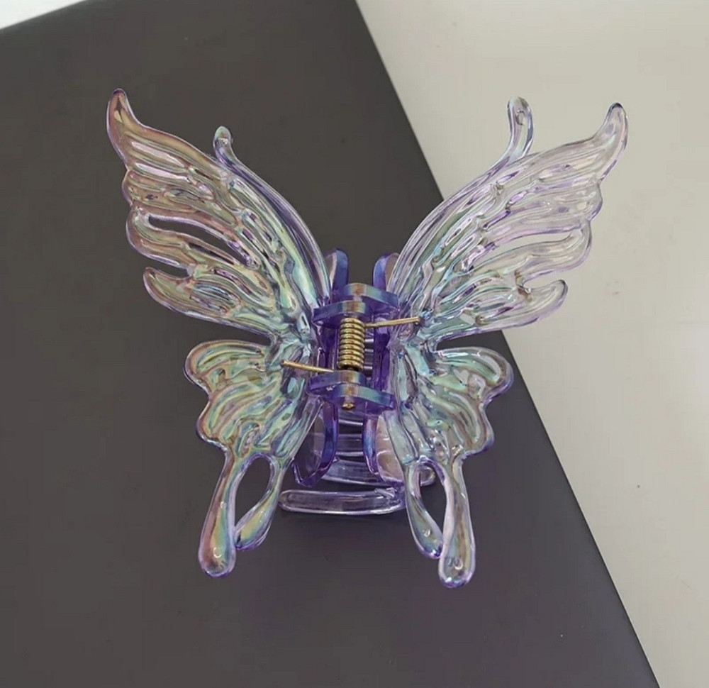 Заколка-крабік метелик велика Сміла - фото 1