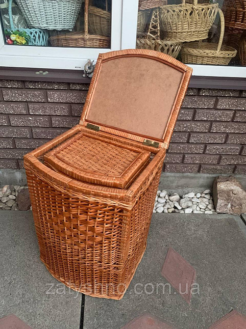Корзины из лозы ( набор 2 штуки) для белья Киев - изображение 5