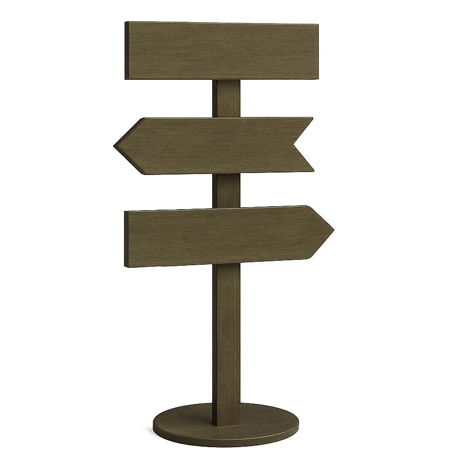 Напольная стрелка-указатель 