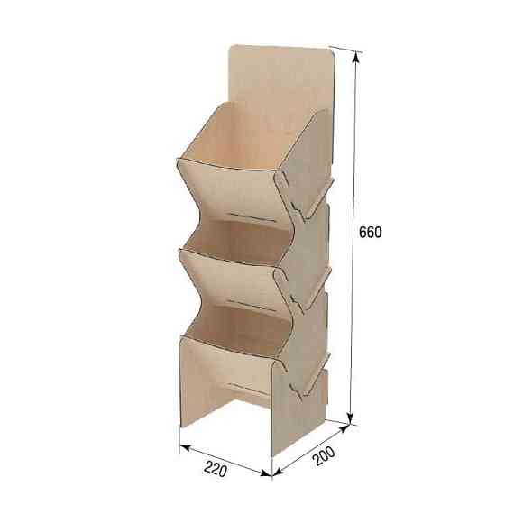 Стеллаж из фанеры EKOSTAR 220х200х660 Киев