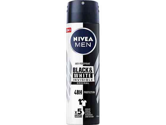 Дезодорант-антиперспірант 150мл для чол. (Invisible Original для чорн.та біл) ТМ NIVEA Київ