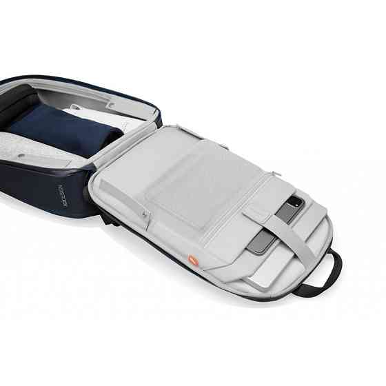 Рюкзак Bobby "Bobby Edge" захист від крадіжок, порізів, синій Київ