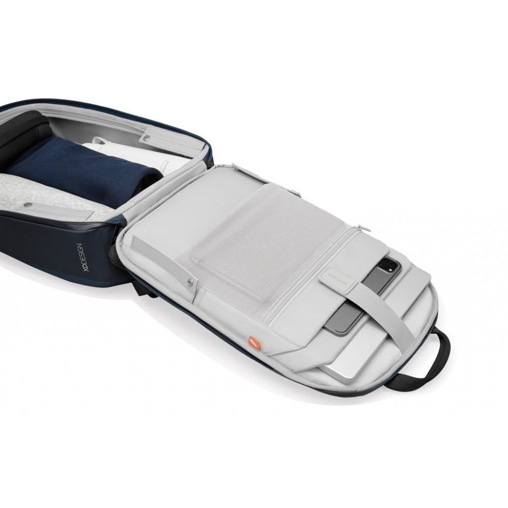 Рюкзак Bobby "Bobby Edge" захист від крадіжок, порізів, синій Київ - фото 6