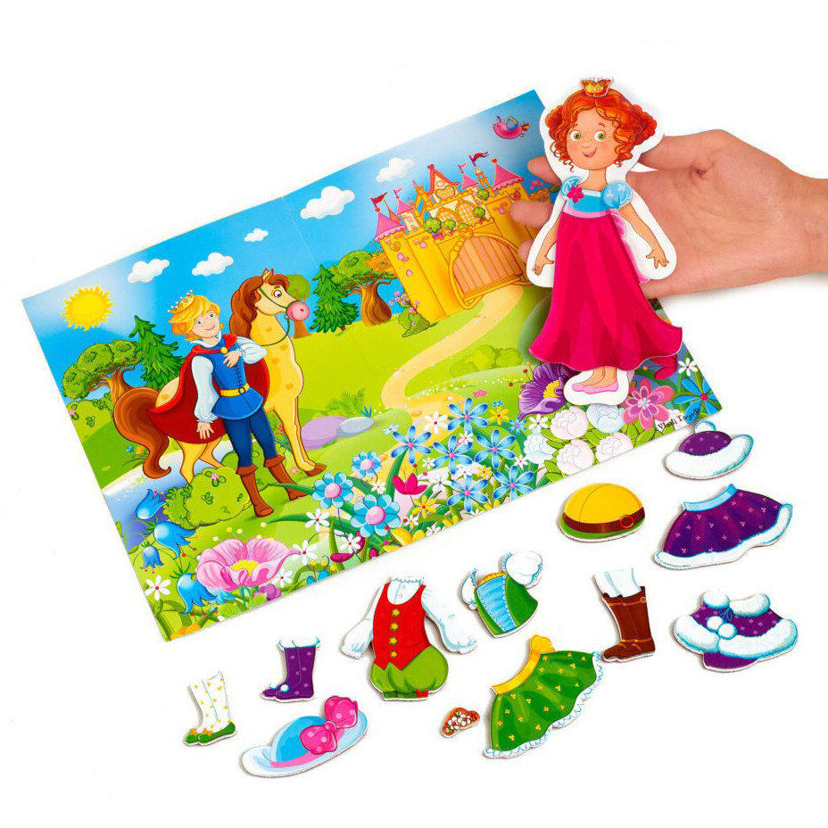 Игра магнитная одевашка «Принцесса» VT3204-26, 1 кукла, 14 магнитов Винница - изображение 3