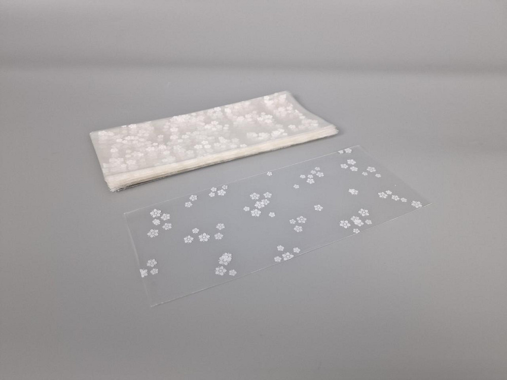 Пакет із малюнком для пакування подарунків (10*25) No09027 (2) "Квіти" (100 шт.) Харків - фото 2