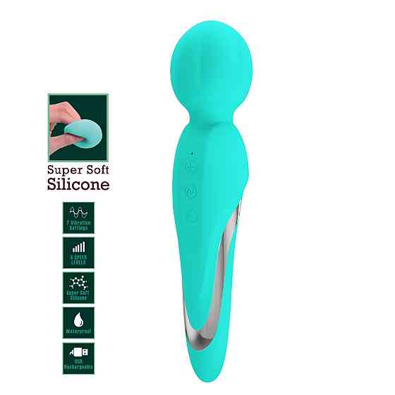 Вибромассажер Pretty Love - Walter USB Green, BI-014622-4 Sex Aura Киев