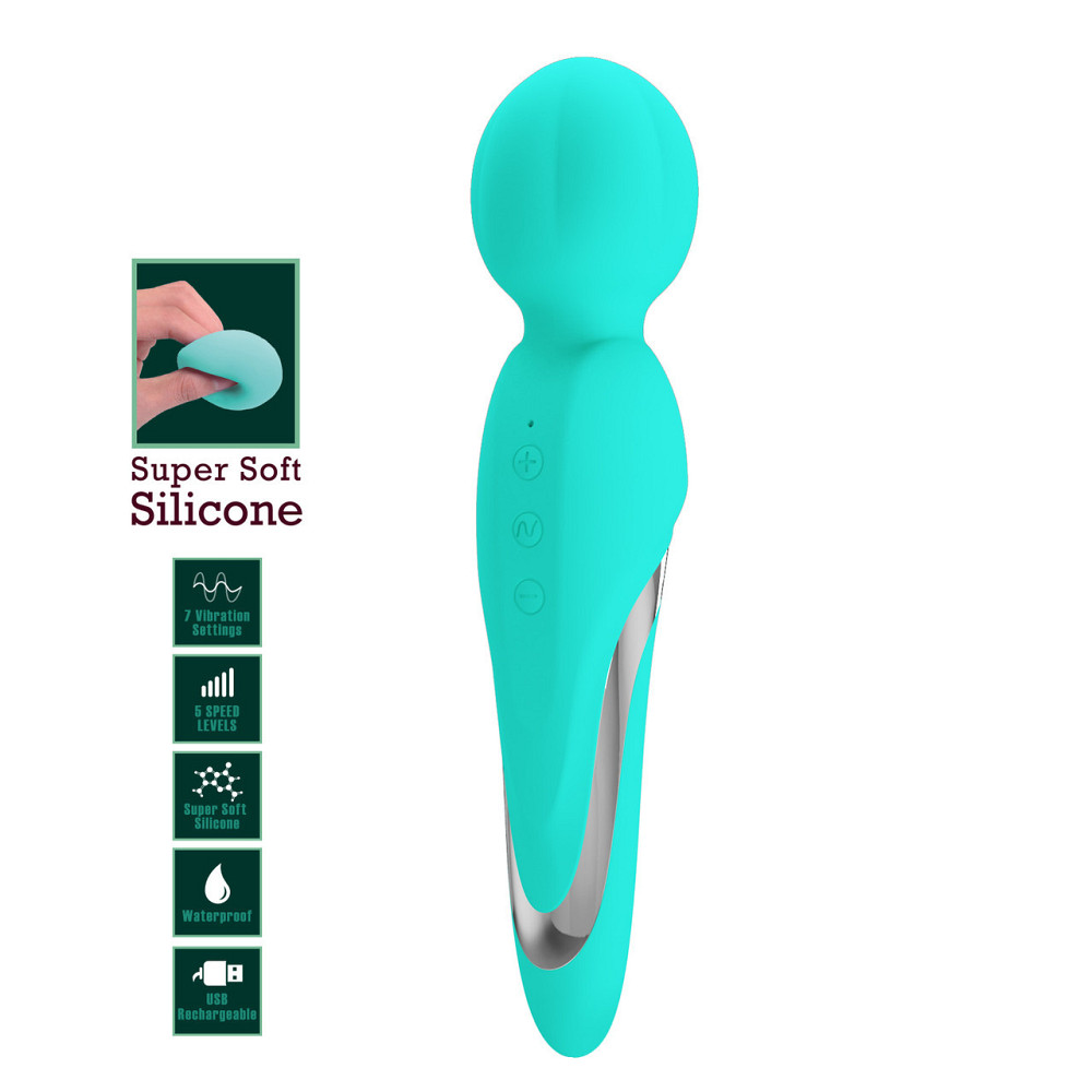 Вибромассажер Pretty Love - Walter USB Green, BI-014622-4 Sex Aura Киев - изображение 2