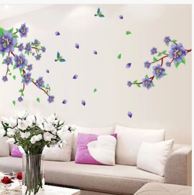 Наклейка для декору стін Квітуча гілка Київ - фото 2