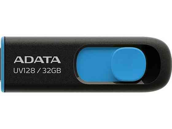Flash A-DATA USB 3.2  UV 128 32Gb Black/Blue Київ