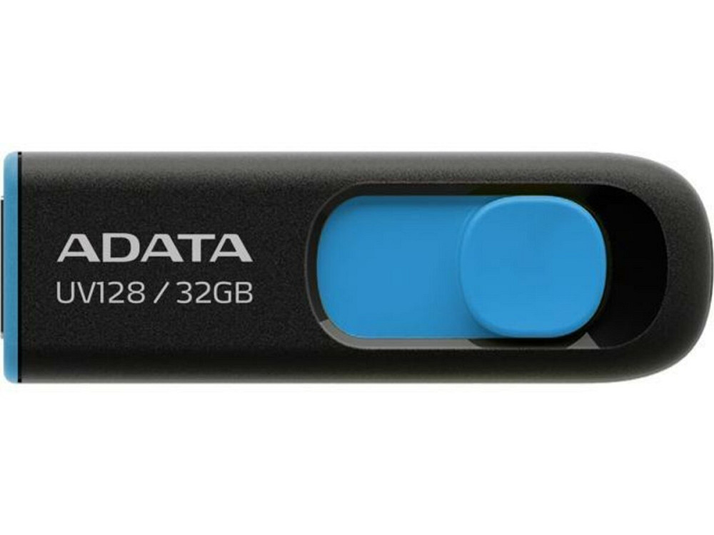Flash A-DATA USB 3.2  UV 128 32Gb Black/Blue Київ - фото 1